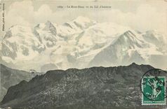 CPA Le Mont Blanc vu du Col d'Auterne 