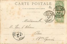 CPA Le Cantal Aurillac Statue du Pape Gerbert Place Montlyon 