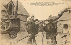 CPA Humour Bourbonnais n'vous en faites pas e'st simple la machine 