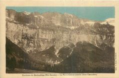 CPA Environs de Samoens Hte Savoie Le Fer a Cheval trente deux Cascades 