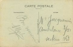 CPA Albert l'Eglise La Place La Rue Militaria