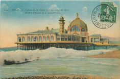 CPA Nice Palais de Justice par un coup de Mer 