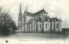 CPA Chateauroux Eglise Saint Andre Facade laterale 