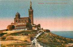 CPA Marseille Basilique de Notre Dame 