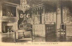 CPA Pau Interieur du Chateau Chambre ou est ne Henri IV 