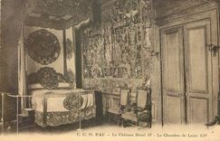 CPA Pau Le Chateau Henri IV La Chambre de Louis XIV  