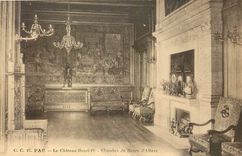 CPA Pau Le Chateau Henri IV Chambre de Henry d'Albert 