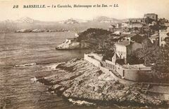 CPA Marseille La Corniche Malmousque et les Iles 