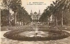 CPA Monte Carlo Le Casino et les Jardins 