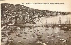 CPA Cannes Vue Generale prise du Mont Chevalier Bateaux