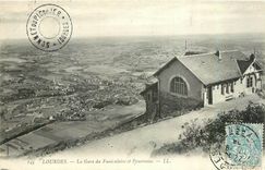 CPA Lourdes La Gare du Funiculaire et Panorama 