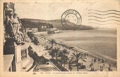 CPA Nice La promenade prise de l'Hotel ruhl 