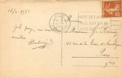 CPA Nice La promenade prise de l'Hotel ruhl 