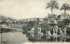 CPA Nice La Grotte du Jardin Public et le Casino 