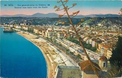 CPA Nice Vue generale prise du Chateau 