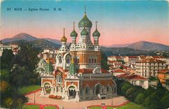 CPA Nice Eglise Russe Russie Russia