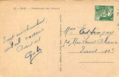 CPA Nice Promenade des Anglais 