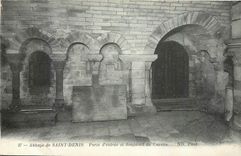 CPA Abbaye de Saint Denis Porte d'entree et Soupirait du Caveau 