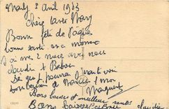 CPA Joyeuses Pâques Christ Moutons