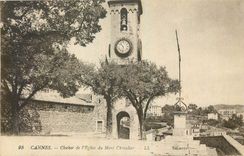 CPA Cannes Clocher de l'Eglise du Mont Chevalier 