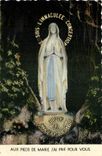CPA Lourdes La Vierge de la Grotte  