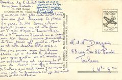 CPA Foix Ariege Le Chateau M H Facade Ouest 