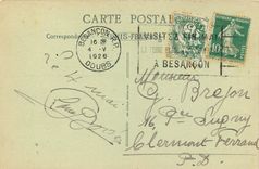 CPA La France Comte Besancon Cathedrale Saint Jean et Porte Noire 