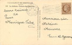 CPA Versailles et ses Merveilles Le chateau Galerie des Batailles