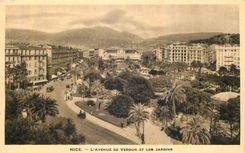 CPA Nice l'Avenue de Verdun et les Jardins 
