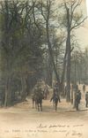 CPA Paris Le Bois de Boulogne Aux Acacias Chevaux