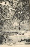 CPA Gerardmer en Hiver La Paserelle du Soul des Cuves sous la neige 