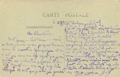 CPA Biarritz Contre jour et la villa 