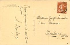 CPA Lourdes La Grotte miraculeuse 