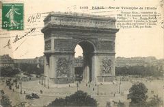 CPA Paris Arc de Triomphe de l'Etoile 