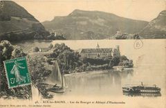 CPA Aix les Bains Lac du Bourget et Abbaye d'Hautecombe 