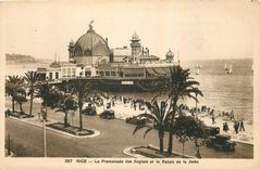 CPA Nice la Promenade des Anglais et le Palais de la Jetee 