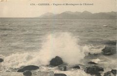 CPA Cannes Vagues et Montagnes de l'Esterel 