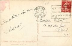 CPA Nice Les Jardins Albert 1er et le Casino de la Jetee 