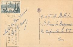 CPA Cauterets et les sommets neigeux 