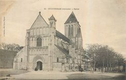 CPA Ouistreham Calvados Eglise 