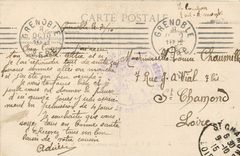 CPA L'Isere Pittoresque Grenoble les Quais Saint Laurent Le Plateau Saint Nizier 