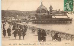 CPA Nice La Promenade des Anglais et le Palais de la Jetee 