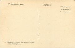 CPA Chambery Entree du Chateau Portail Saint Dominique 