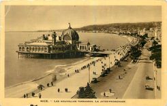 CPA Nice le Nouvelles Terrasses La Jetee Promenade 