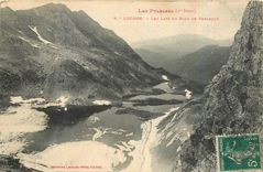 CPA Les Pyrenees Luchon Les Lacs du Pont de Venasque 