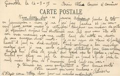 CPA Grenoble Le Pont de la Porte de France et le Moucherotte 