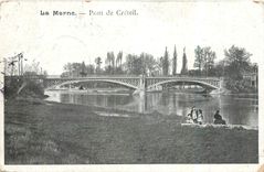 CPA La Marne Pont de Creteil 