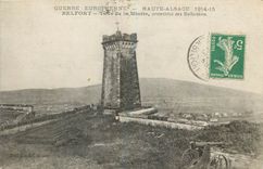 CPA Guerre Europeenne Haute Alsace Belfort Tour de la Miotte 