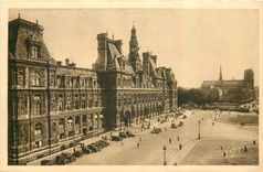 CPA Paris en flanant L'Hotel de Ville Notre Dame