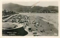 CPA Hendaye La Plage le Jaizquibel 